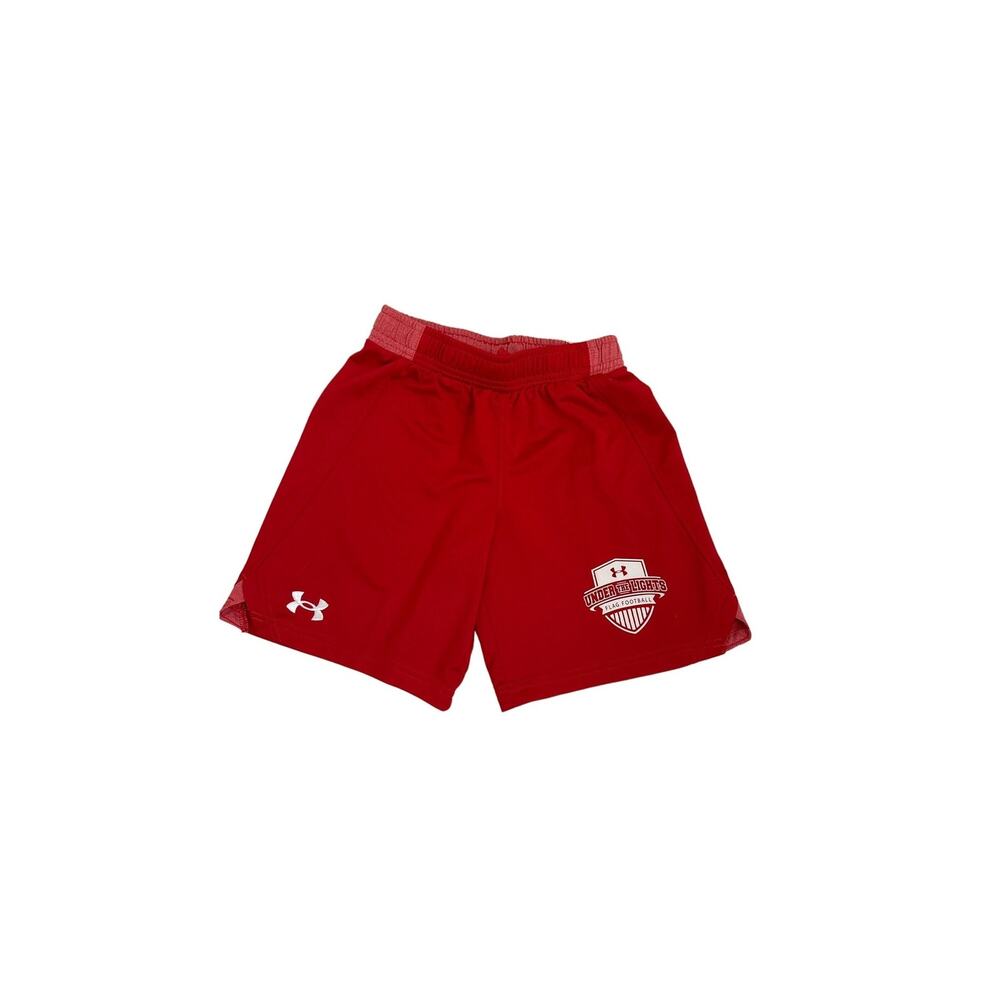 Under Armour 'Under the Lights' Red Athletic Shorts Size Youth Small (8)